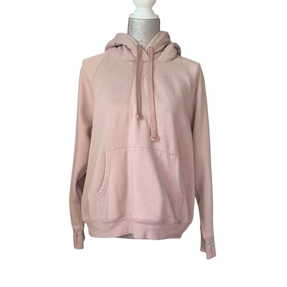 OLD NAVY Sherpa Lined Hood Pullover Sweatshirt in MAUVE SIZE LARGE - Picture 2 of 12